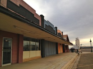 Abernathy, TX, early .morning on main street