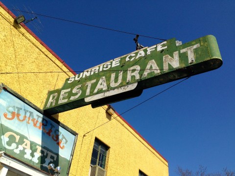 Sunrise Cafe, Woodstock, VA. March 2014